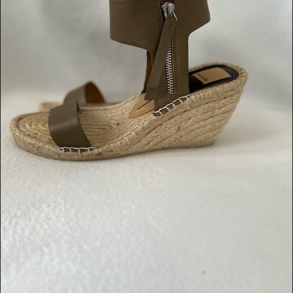 Dolce Vita Size 8 Beige Heeled Espadrille Sandals - Picture 6 of 16